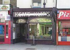 Picture of the old Kems klips barbers shop in Lewisham